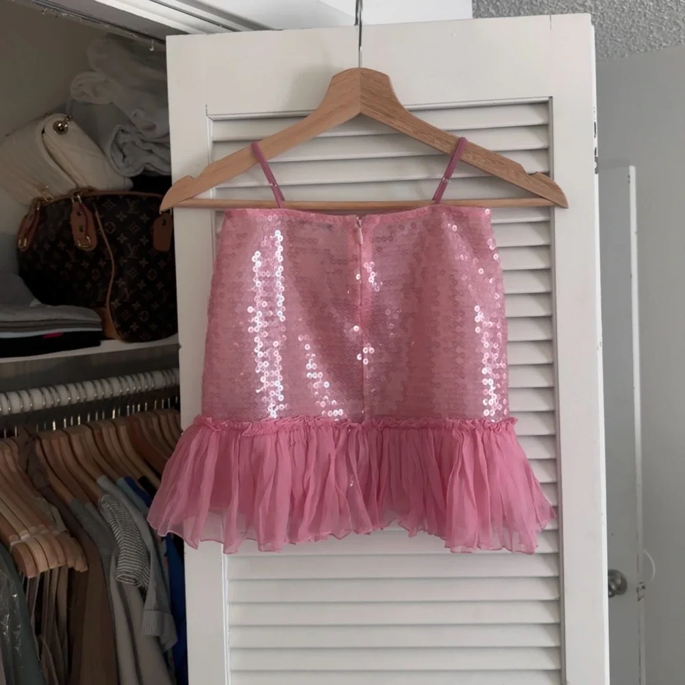 Nensi Dojaka Sequin Mini Skirt